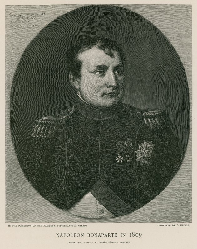 Napoleon Bonaparte 1809 av French School
