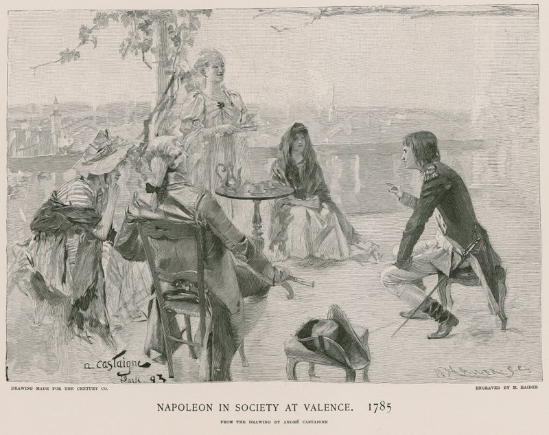 Napoleon i samhället i Valence av French School