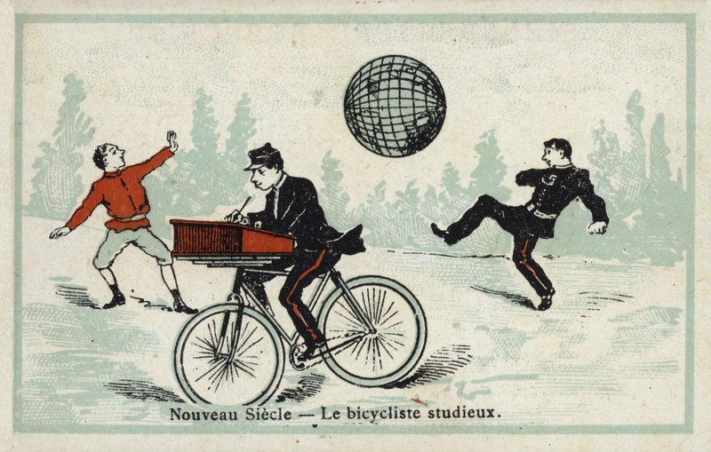 Nytt århundrade - den flitige cyklisten av French School