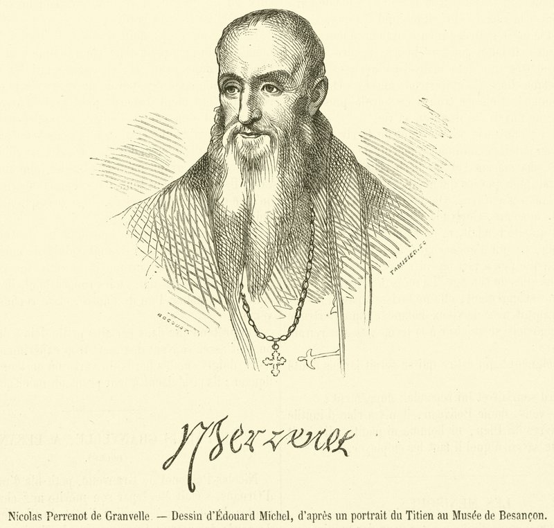 Nicolas Perrenot de Granvelle (gravyr) av French School