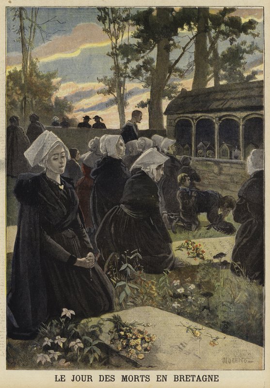 Vi firar All Souls Day i Bretagne av French School