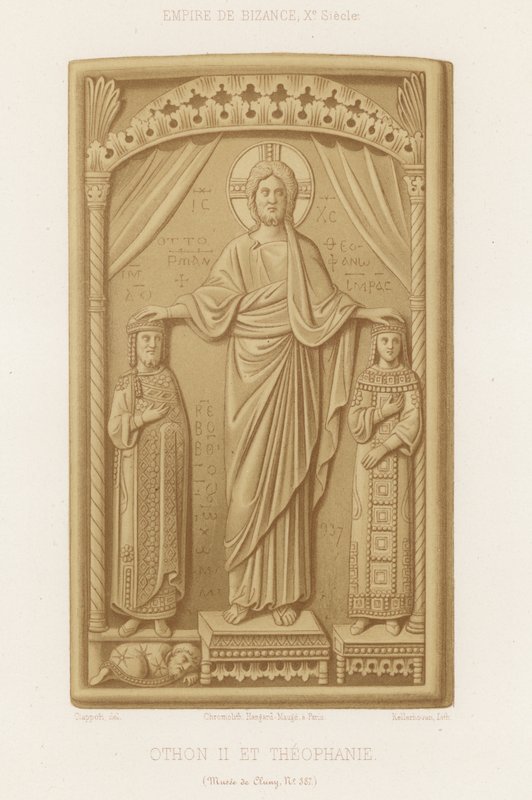 Otto II och Theophanu av French School