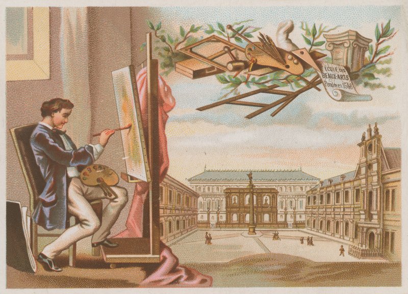 Målare och School of Fine Arts, Paris av French School
