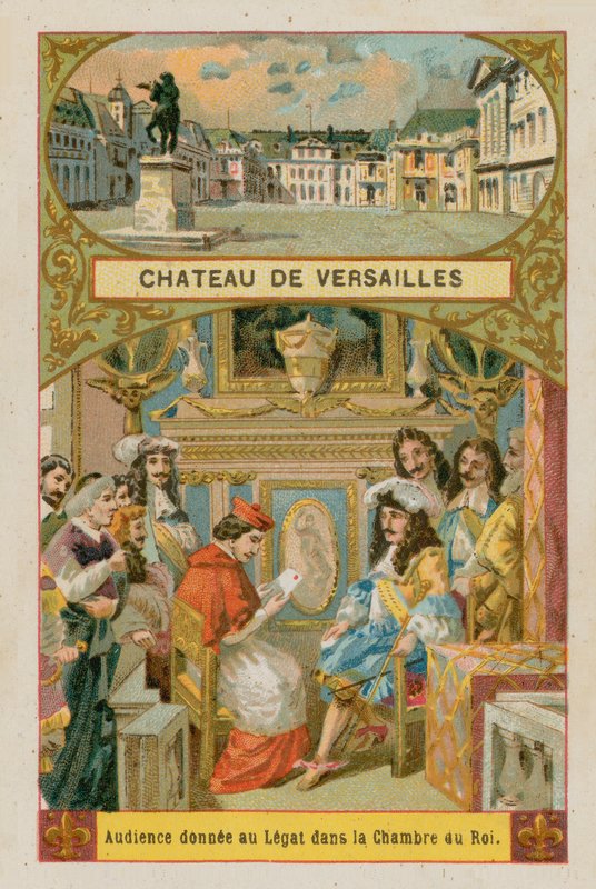 Slottet i Versailles av French School