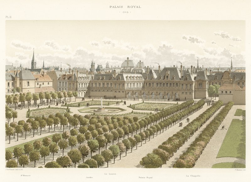Kungliga slottet, 1645 av French School