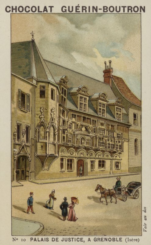 Domstolsbyggnad i Grenoble, Isère av French School