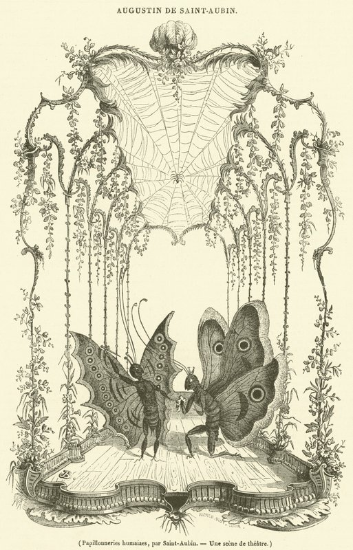 Papillonneries humaiaes (gravyr) av French School