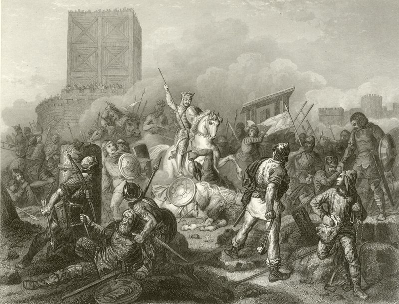 Paris belägrade av normanderna, 885 av French School