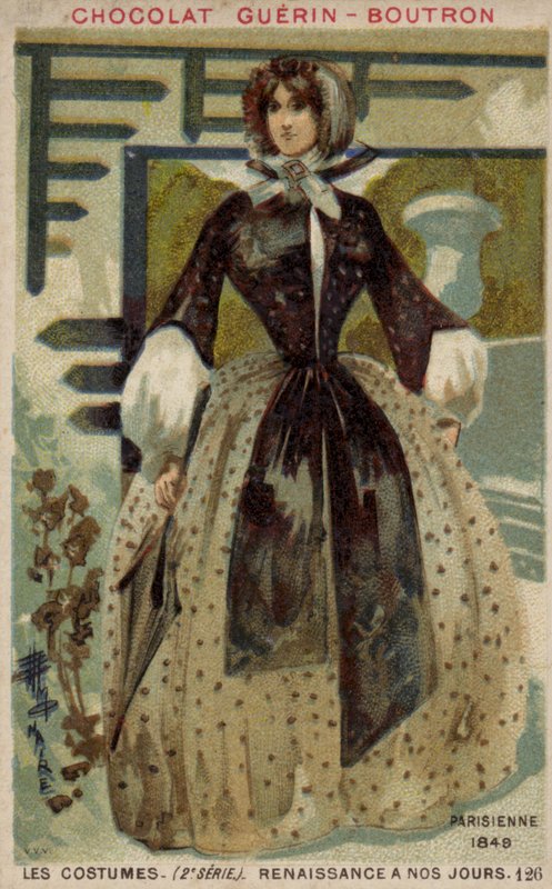 Parisiskt mode, 1848 av French School