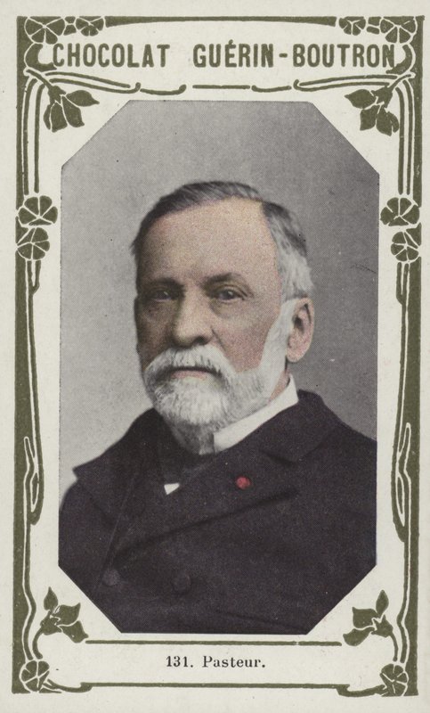 Pasteur (färgad bild) av French School