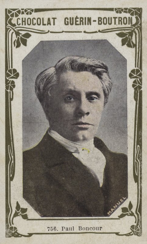 Paul Boncour (färgad bild) av French School