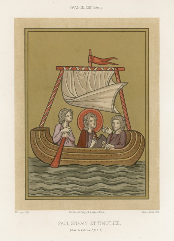 Paulus, Silas och Timoteus av French School