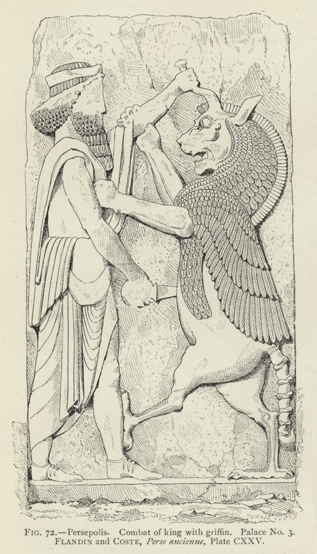 Persepolis, strid mellan kungen och gripen, Palace nr 3 av French School