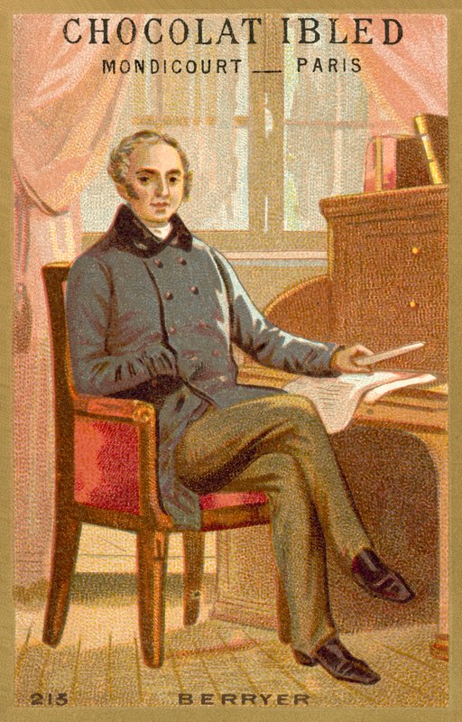 Pierre-Antoine Berryer, fransk advokat och politiker (chromolitho) av French School