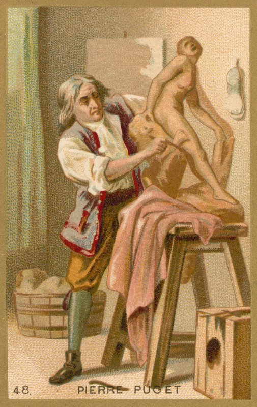 Pierre Paul Puget, fransk konstnär av French School