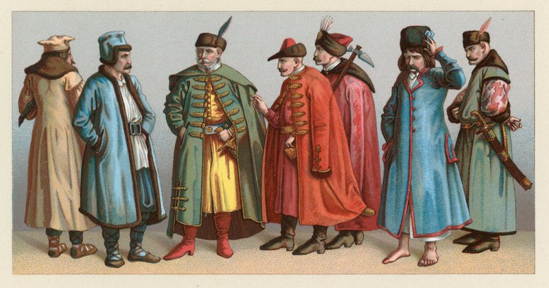 Polen Costumeswed av French School
