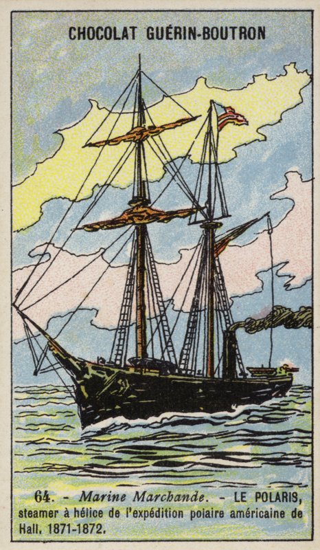 Polaris, skepp från Charles Francis Halls amerikanska expedition till Nordpolen av French School