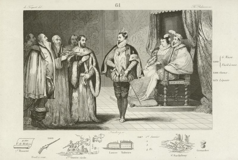 Polska ambassadörer informerade Henrik, hertig av Anjou att han blivit vald till kung av Polen, 1573 av French School