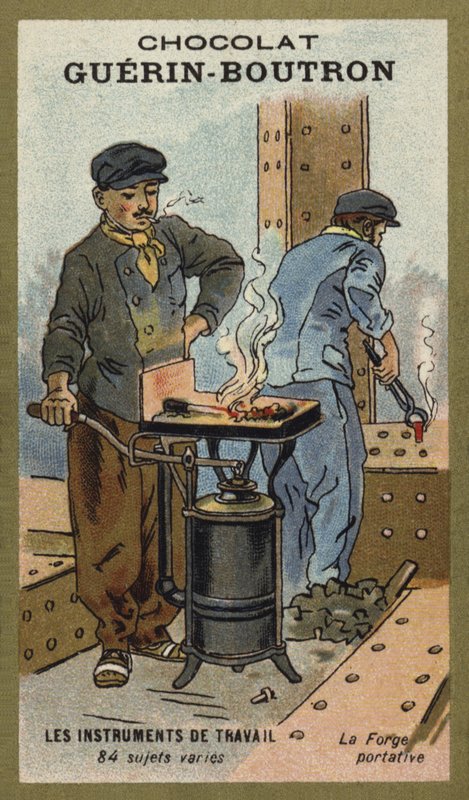 bärbar smedja av French School
