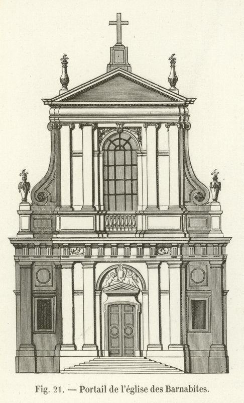 Barnabitkyrkans portal av French School