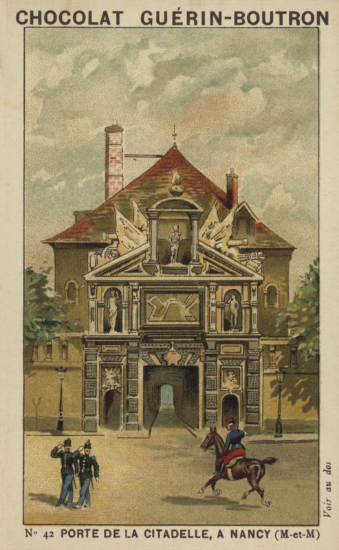 Porten till citadellet, i Nancy, Meurthe-et-Moselle av French School