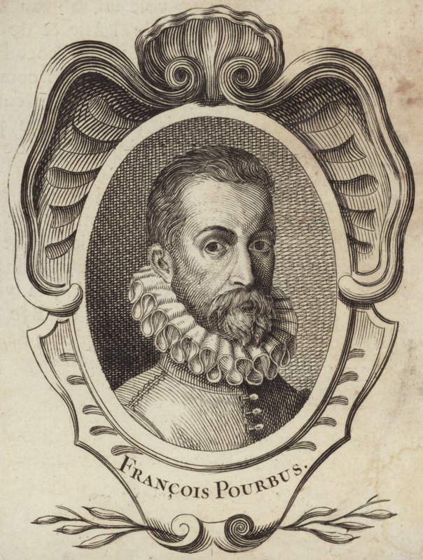 Porträtt av Frans Pourbus den yngre av French School