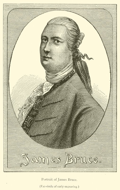 Porträtt av James Bruce (gravyr) av French School