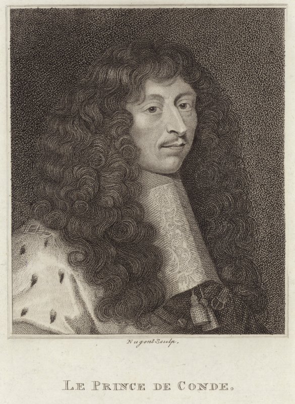 Porträtt av Louis de Bourbon, Prince of Condé av French School