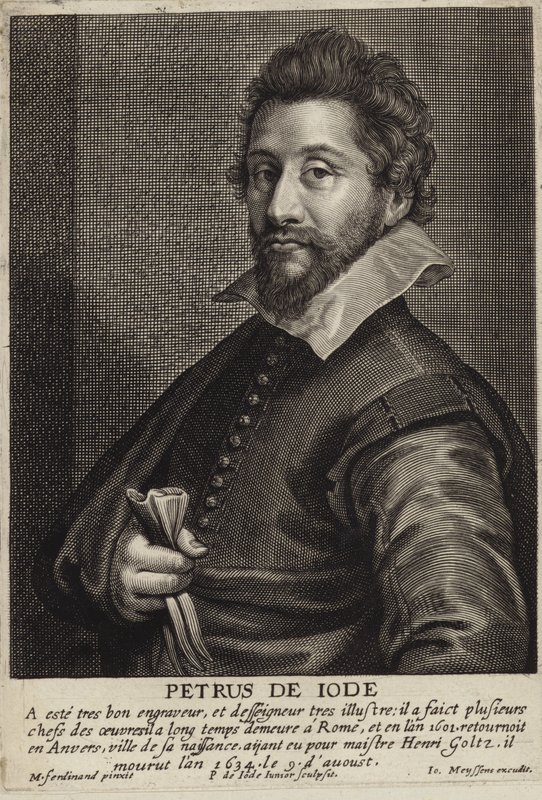 Porträtt av Pieter de Jode I av French School
