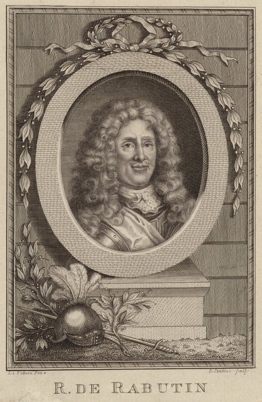 Porträtt av Roger de Rabutin, greve av Bussy av French School