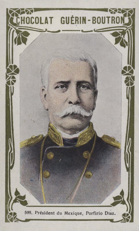 President du Mexique, Porfirio Diaz (färgat foto) av French School