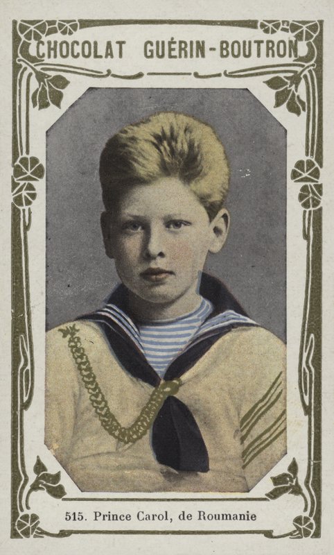 Prins Carol av Rumänien (färgat foto) av French School