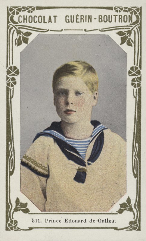 Prins Edward av Wales (färgad bild) av French School