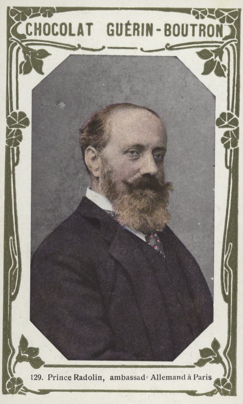 Prins Radolin, Tysklands ambassadör i Paris (färgad bild) av French School