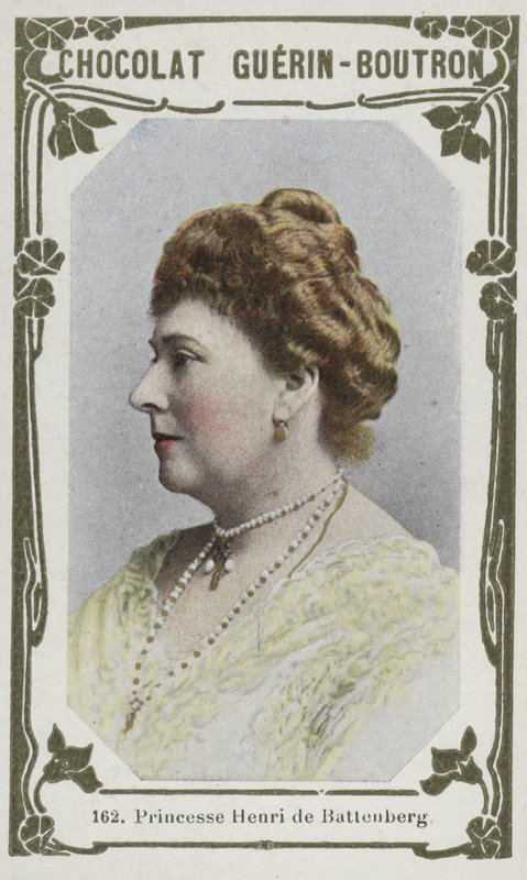 Prinsessan Henrik av Battenberg (färgad bild) av French School