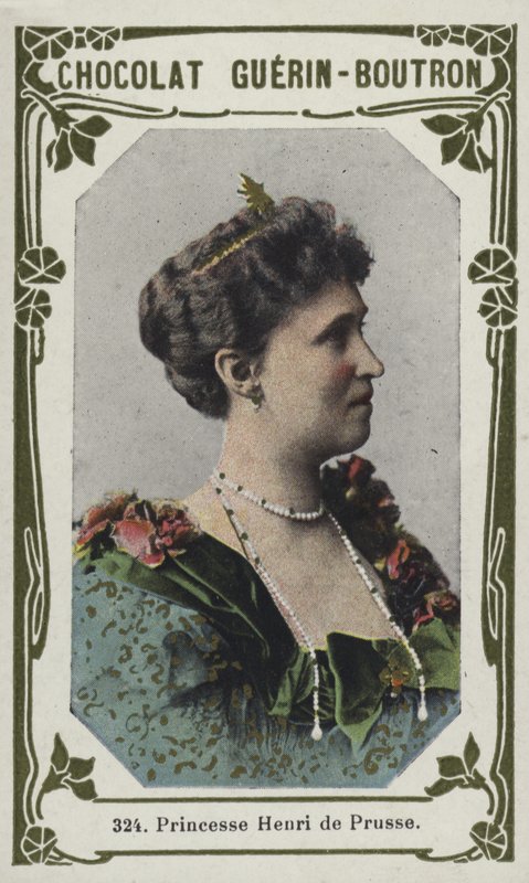 Prinsessan Henrik av Preussen (färgad bild) av French School
