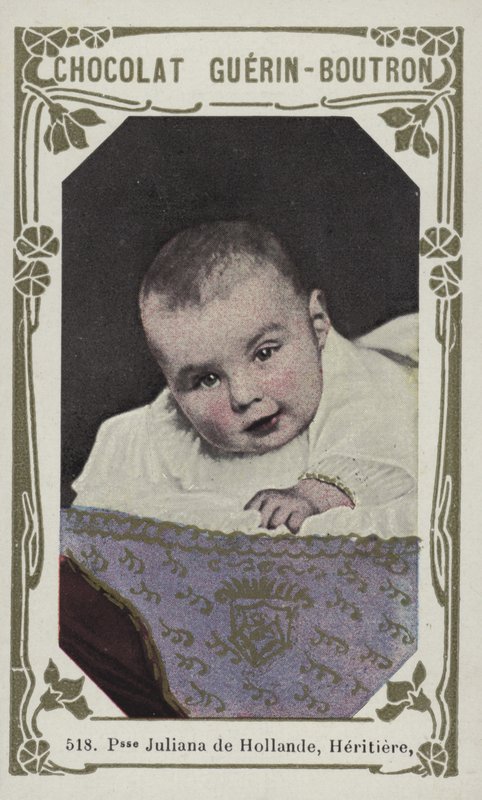 Prinsessan Juliana av Holland, arvtagerska (färgad bild) av French School