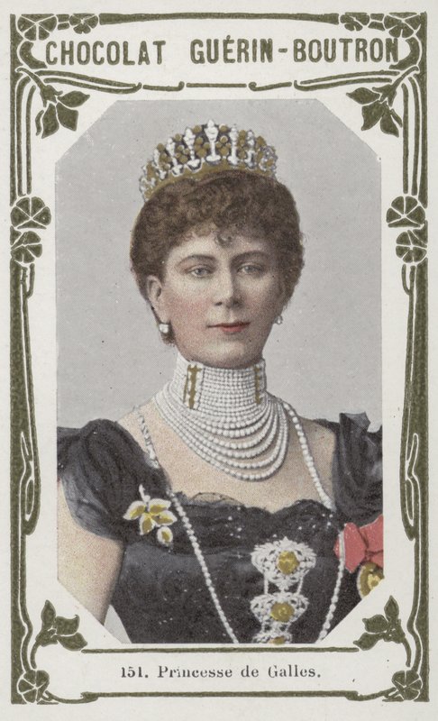 Princess of Wales (färgad bild) av French School