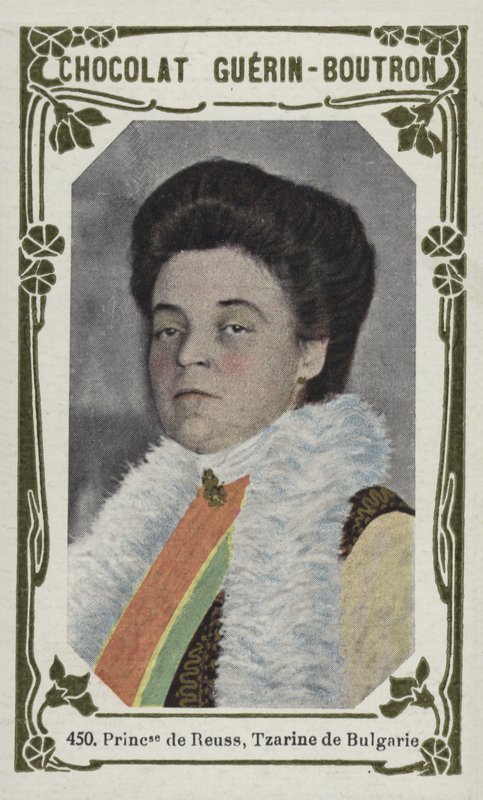 Prinsessan av Reuss, Tzarina av Bulgarien (färgad bild) av French School