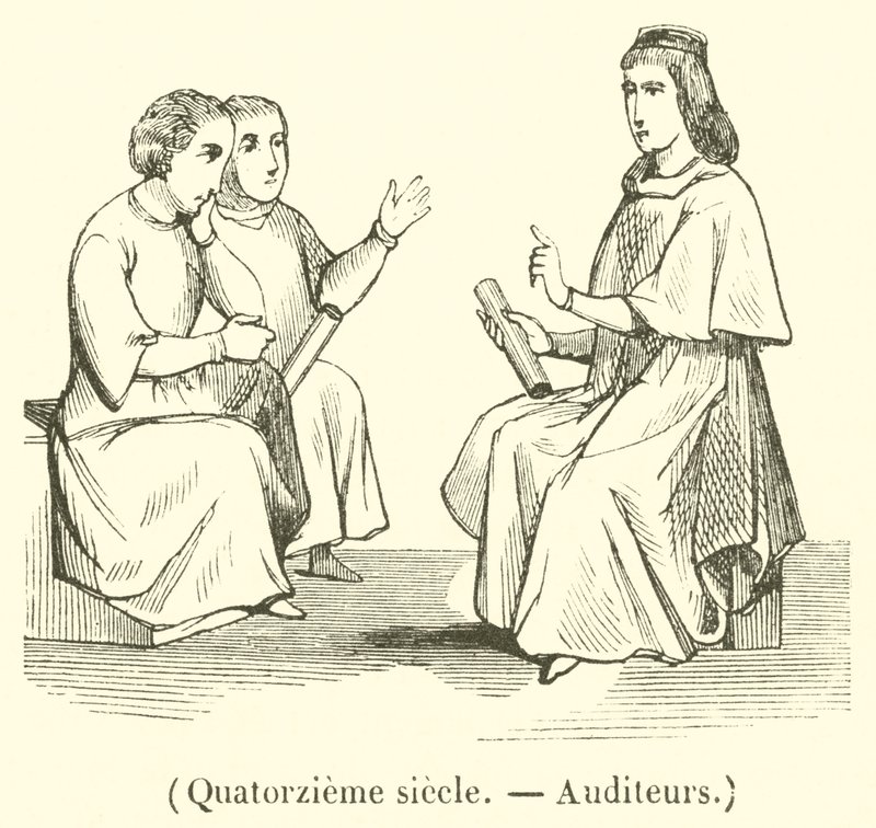 1300-talet, Revisorer (gravyr) av French School
