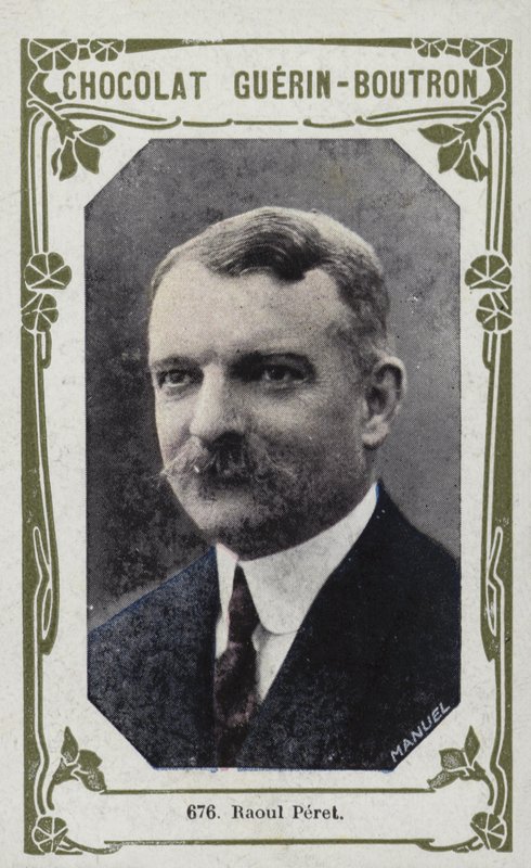 Raoul Peret (färgad bild) av French School
