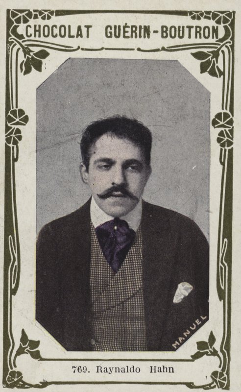 Reynaldo Hahn (färgad bild) av French School