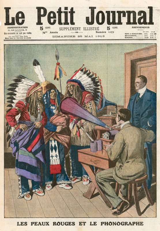 Röda indianer och fonografen av French School