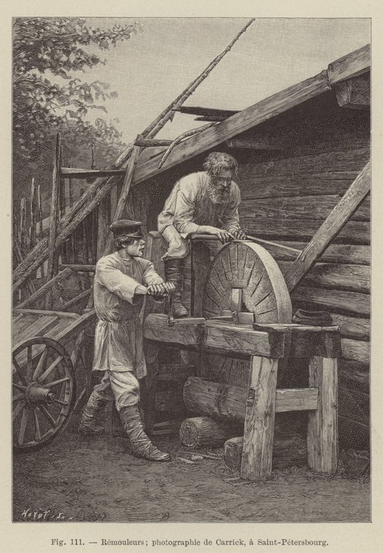 Remouleurs (gravyr) av French School