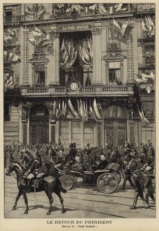 Frankrikes president Felix Faures återkomst från hans besök i Ryssland 1897 av French School