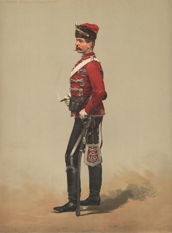 Rittmeister, Brandenburgska husarer, regt nr 3 av French School