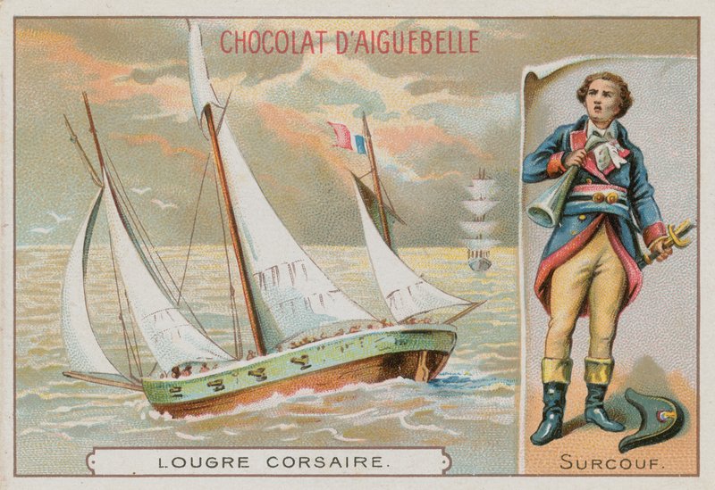 Robert Surcouf, fransk kapare i slutet av 1700-talet och början av 1800-talet av French School