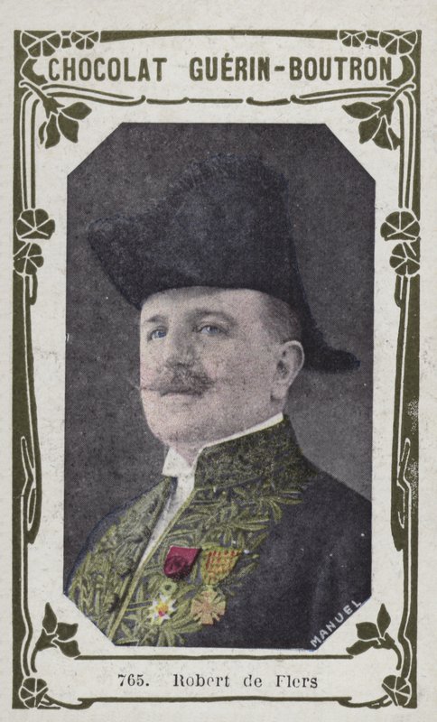 Robert de Flers (färgad bild) av French School
