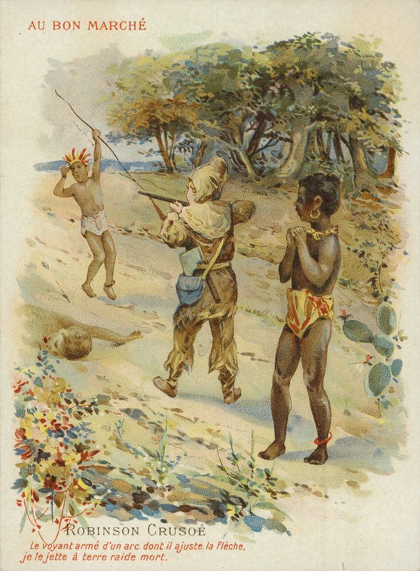 Robinson Crusoe med fredag av French School