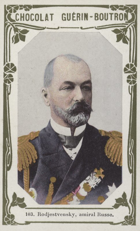Rodjestvensky, amiral Russe (färgat foto) av French School